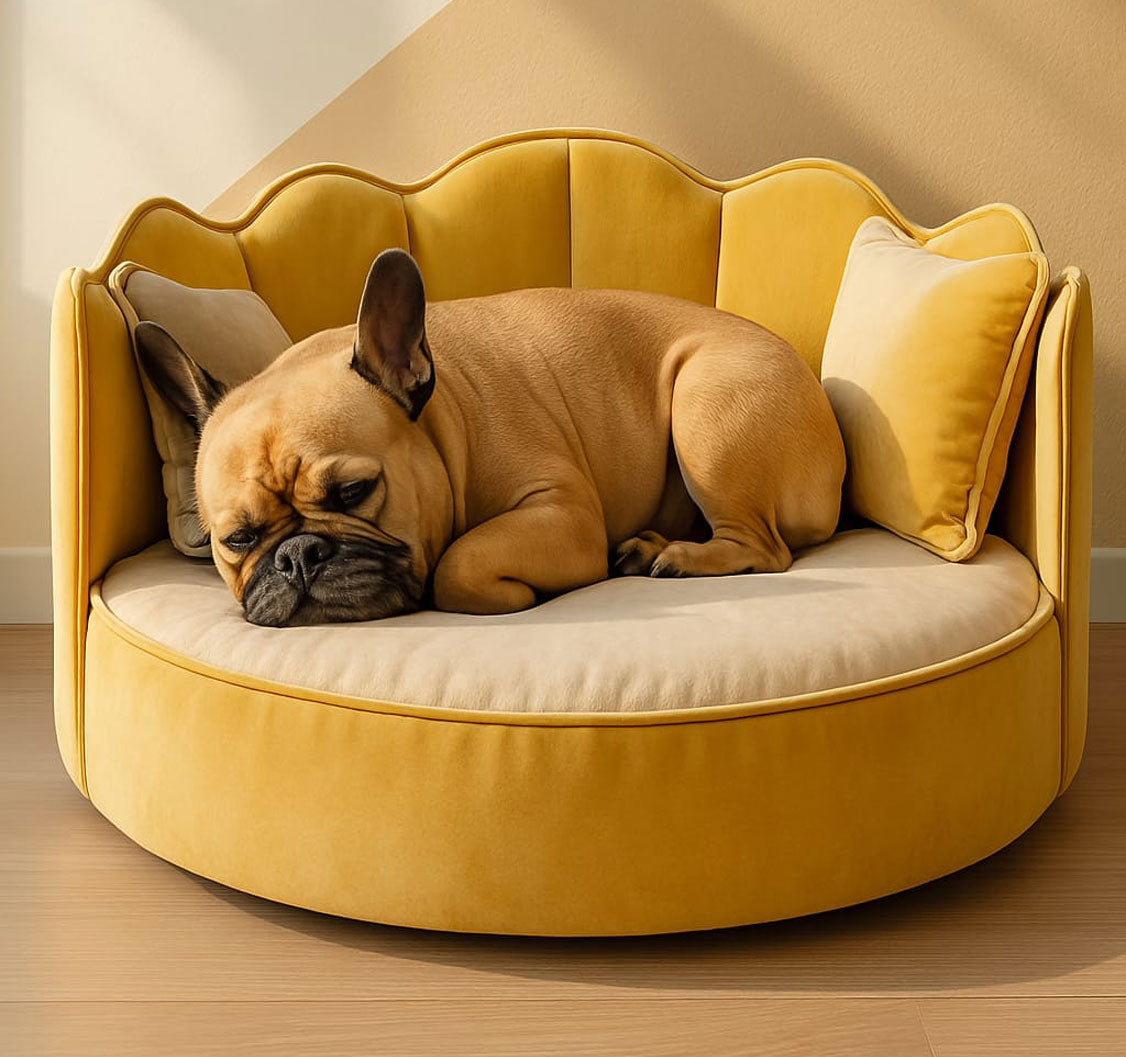 bulldog bed-premium-furniture-design-dog-velvet-pet-sofa-bed-aristopet